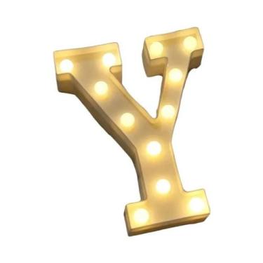 Imagem de Luz Noturna LED Luminosa Em Forma De Letra 16/22CM DIY Alfabeto Número