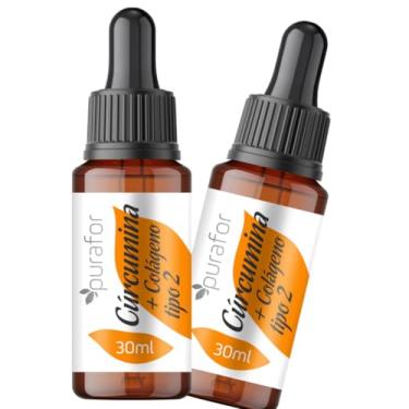 Imagem de 2 Curcumina + Colágeno Tipo II Suplemento Líquido 30ml