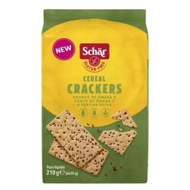 Imagem de Biscoito Cereal Crackers Multigrãos Sem Glúten Schär 210g