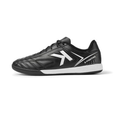 Imagem de KELME Chuteiras masculinas de futebol para uso interno, chuteiras de futebol de futsal, chuteiras de beisebol, botas de rúgbi, Preto/branco, 40