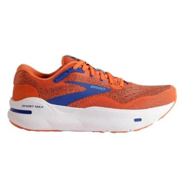 Imagem de Brooks Ghost Max Cushion Neutral Tênis de corrida e caminhada masculino, Vermelho laranja preto Surf the Web, 41