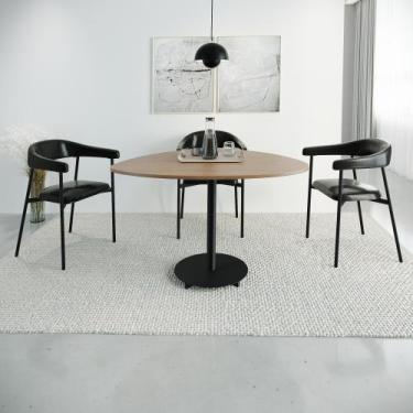 Imagem de Cadeira de Jantar Joy Tecido Revest Sint Est.Preta - Compace