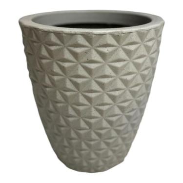 Imagem de Palmeira Artificial com Vaso 1,15m – Arranjo Decorativo para Sala, Escritório e Ambiente Interno(SOMENTE VASO CINZA)