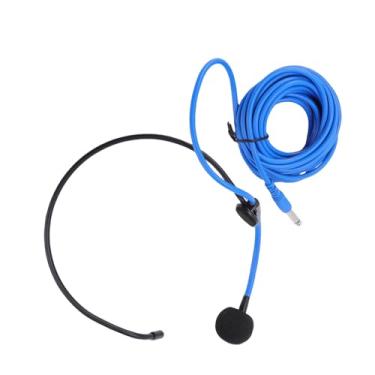 Imagem de Sanpyl Microfone Fone de Ouvido de 6,35 Mm Com Cabo de 5 M, Microfone Com Fio Ajustável para Amplificador de Voz, Viva-voz para Ensino, Canto, Treinamento e Apresentação