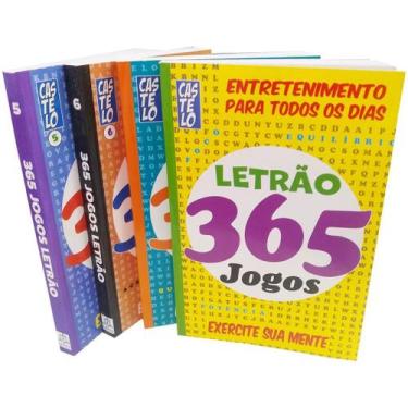 Imagem de Coleção 4 Livros 365 Caça Palavras Letrão Exercite Sua Mente - Castelo