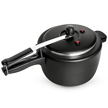 Imagem de Panela de Pressão Patolux Tulipa 4,5L Antiaderente Preto