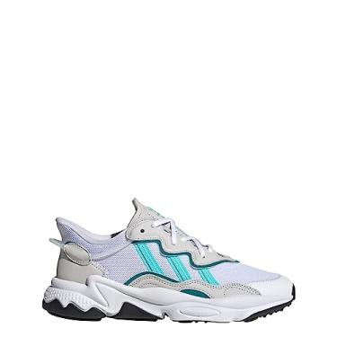 Imagem de adidas Tênis de corrida masculino N-5923, Branco nuvem/Flash Aqua/Arctic Fusion, 39