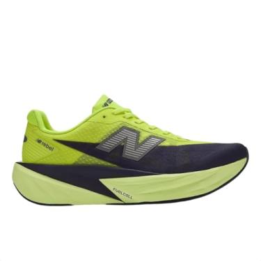 Imagem de New Balance FuelCell Rebel V5 Tênis masculino, Verde alcalino/Boysenberry, 41