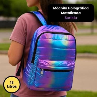 Imagem de Mochila Holográfica Metalizada - Sortida - FIRST