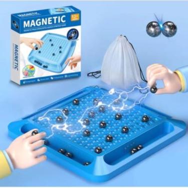 Imagem de Jogos De Tabuleiro Xadrez Magnético 20 Esferas Brinquedos Educativos -