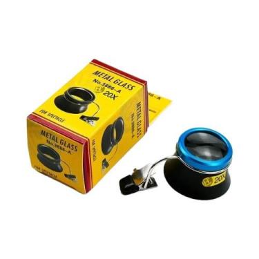 Imagem de Lupa De Óculos Portátil De Alta Ampliação 5X 10X 20X Para Reparo De Re