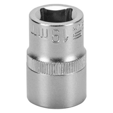 Imagem de Soquete Sextavado 1/2'' 19mm Crv Com Clips Plástico Stels