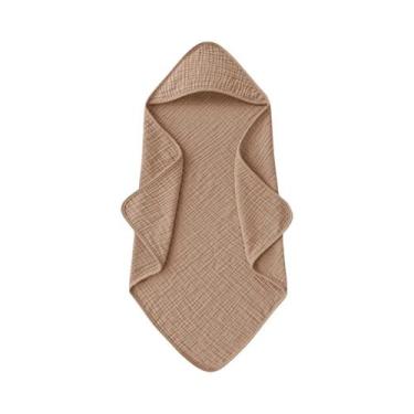 Imagem de Toalhas De Bebê Com Capuz Ultra Macias Em Musselina 100% Algodão Toalh