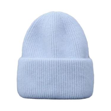 Imagem de Chapéu De Inverno Feminino, Gorro Quente De Pele De Coelho Real, Gorro