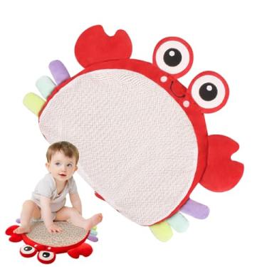 Imagem de Tapete de brinquedo para bebês | Tapete de brinquedo de aprendizado de miçangas com estampas de desenho animado calmante para quarto de meninas, meninos, aniversário, sala de jogos ao ar livre