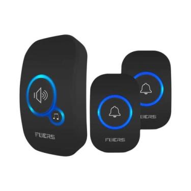 Imagem de Campainha Inteligente Sem Fio À Prova d'Água Com 32 Melodias, Alarme D