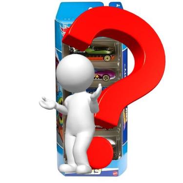 Imagem de Kit 5 carrinhos básicos sortidos hot wheels - mattel 1806