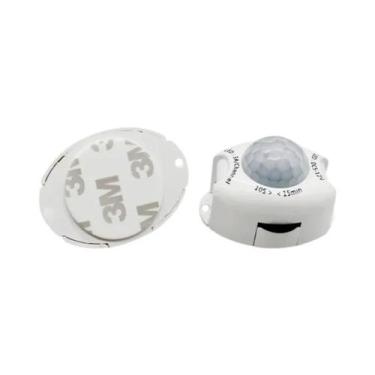 Imagem de Sensor De Movimento PIR 12V Com Temporizador Para Fita De LED, Liga/De