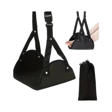 Imagem de Redes De Apoio Para Pés Ajustáveis Para Viagem, Carro, Avião E Escritó