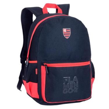 Imagem de Mochila Flamengo Time Escolar Costa Masculina Rubro Negro - Xeryus