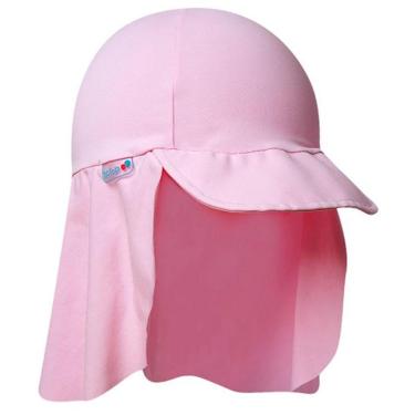 Imagem de Boné Praia Legionário Bebê e Infantil Proteção UV Rosa Claro Tip Top-Feminino