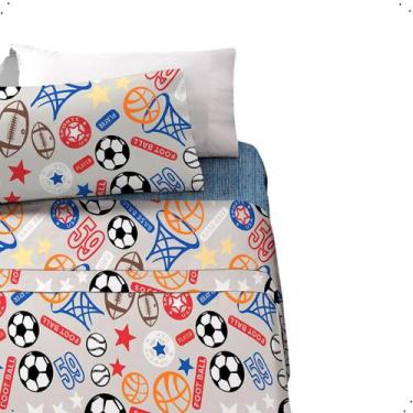 Imagem de Jogo De Cama Solteiro Mix Studio Infantil c/ Lençol de Cima - RG Shops