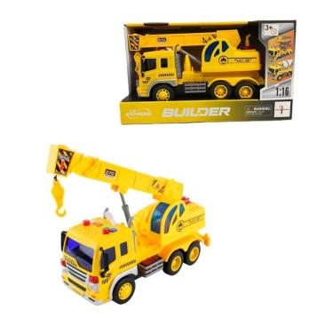 Imagem de Caminhão de Construção Guincho com Som e Luzes - Brink Center