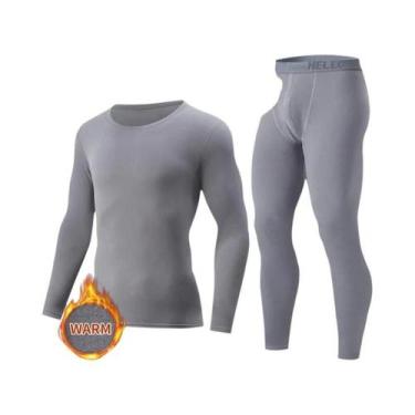 Imagem de Conjunto De Roupa Térmica Masculina Long Johns 1/2/4 Peças Estampa Jok