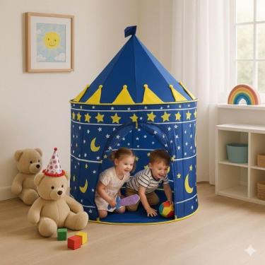 Imagem de Barraca Infantil Dobrável Castelo Azul - DDG