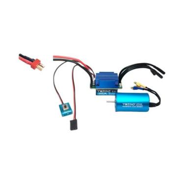 Imagem de Combo De Motor Brushless E ESC 35A 45A Para Wltoys 124016 Remo Hobby X