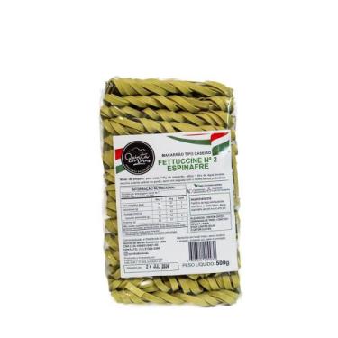 Imagem de Macarrão Fettuccine N2 Espinafre Quinta de Minas - 500g