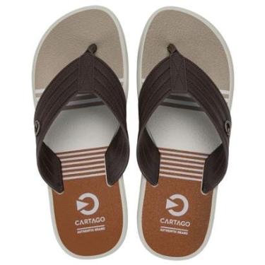 Imagem de Chinelo Cartago Montreal Listrado Casual Masculino-Masculino