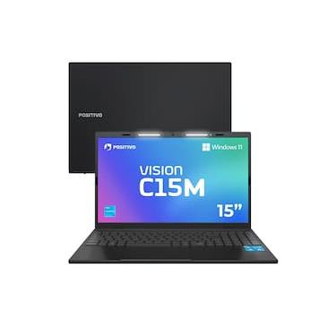 Imagem de Notebook Positivo Intel Celeron N4500 4GB RAM 128GB eMMC 15.6” Windows 11 Vision C15M C4128B-15 Cinza