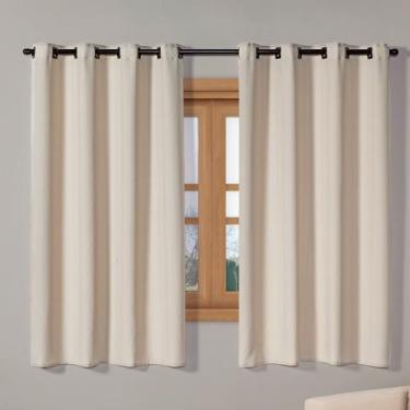Imagem de Cortina Blackout Tecido 4,00m x 2,70m Corta 100% Luz Blecaute Sala Qua