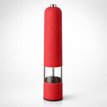 Imagem de Moedor Elétrico de Sal e Pimenta com Iluminação LED Vermelho - Genéric