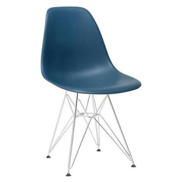 Imagem de Laraz, Cadeira Charles Eames Eiffel DKR com base de metal cromado