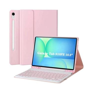 Imagem de Capa Com Teclado Para Samsung Galaxy Tab S10 FE 10.9 Polegadas SM-X520