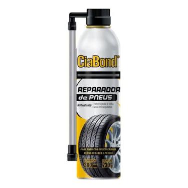 Imagem de Spray Reparador Enche Tapa Furo De Pneus Instantâneo 300ml - CIABOND