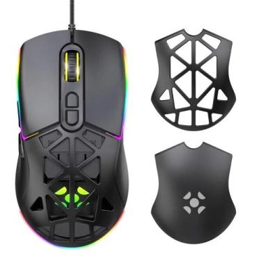 Imagem de Mouse Gamer Fortrek Striker Preto RGB USB Com Fio 7314