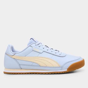 Imagem de Tênis Puma Turino II, Azul, Branco, 36
