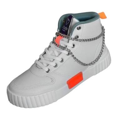 Imagem de Bota Casual Menina Pampili Tweenie Liriah 557.022, Branco, 35