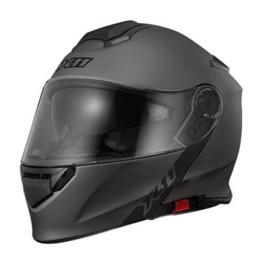 Imagem de Capacete X11 Turner Solides Moto Escamoteável Retrátil Solar, 60, Graf
