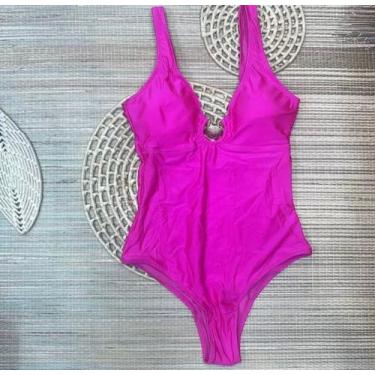 Imagem de Maiô Adulto feminino RafaellaS, Rosa, g2