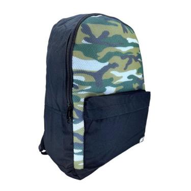 Imagem de Mochila Escola Denlex DL0716 - Masculino, Preto/Verde, Único