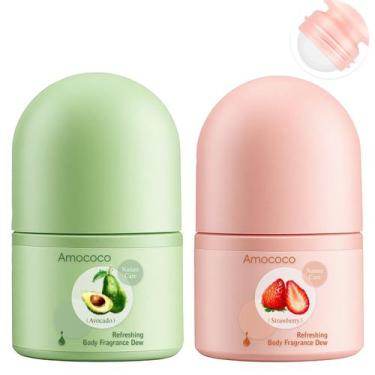 Imagem de Desodorante roll-on Amococo 2 unidades 80 ml com manteiga de karité