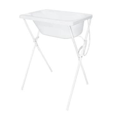 Imagem de Banheira Infantil Scorpion com Estrutura Dobrável para Bebê, Branco