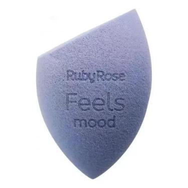 Imagem de Esponja De Maquiagem Ruby Rose Chanfrada Feels Mood S/ Latéx
