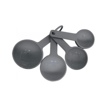 Imagem de Conjunto kitchenaid 4 colheres de preparação cinza kqg058ohcgg