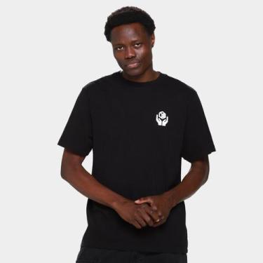 Imagem de Camiseta Öus Casual Masculina, Preto, G