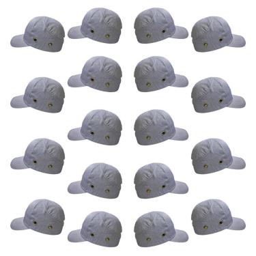 Imagem de Bone com Capacete EPI Kit 18 Uni Obra Seguranca Casquete Construcao Oficina Trabalho Reparo Protecao Eficiente